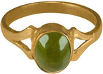 Asian Gems & Jewels 6.25 Ratti 5 Dhaatu Sterling Silver, Metal, Alloy Cat's Eye NA K Ring