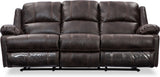 Durian Club/3 Leather 3 Seater Sofa