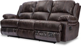 Durian Club/3 Leather 3 Seater Sofa
