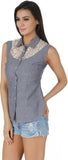 Cherymoya Women's Solid Casual Shirt