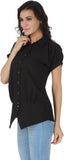 Cherymoya Women's Solid Casual Shirt