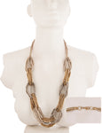 Voylla Rhodium Plated Metal, Alloy Necklace