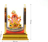 K&P Lord Ganesha Regular 16 Showpiece  -  13 cm