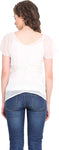 Albely Casual Short Sleeve Solid Women's Top