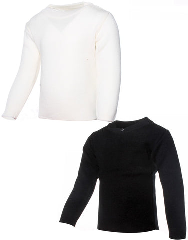 Babeezworld Solid Round Neck Boy's Sweater