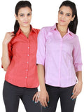 Shoprillo Women's Solid Formal Shirt