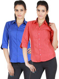Shoprillo Women's Solid Formal Shirt