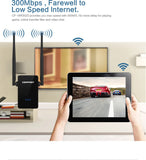 Comfast Cf-Wr302s 300mbps Wifi Repeater Network Range Expander With 2 High -Gain 5dbi Antenna Rtl8196e + Rtl8192er Dual Cpu.
