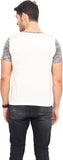 Northern Lights Striped Men's Round Neck T-Shirt