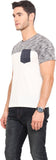 Northern Lights Striped Men's Round Neck T-Shirt