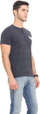 Northern Lights Solid Men's Round Neck T-Shirt