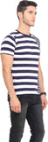 Northern Lights Striped Men's Round Neck T-Shirt