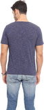 Northern Lights Solid Men's Round Neck T-Shirt