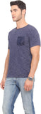 Northern Lights Solid Men's Round Neck T-Shirt