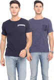 Northern Lights Solid Men's Round Neck T-Shirt