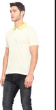Northern Lights Striped Men's Polo Neck T-Shirt