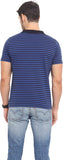 Northern Lights Striped Men's Polo Neck T-Shirt