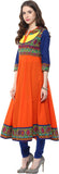 CORA Striped Girl's Straight Kurta