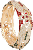 Cocktail Copper Cubic Zirconia Copper Bangle
