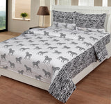 SYON Cotton Floral Double Bedsheet