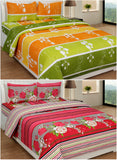 SYON Cotton Floral Double Bedsheet