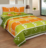 SYON Cotton Floral Double Bedsheet