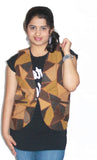 Lolaski Sleeveless Self Design Girl's, Women's Jacket