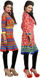 Khushi Fashions Printed Kurta & Pallazo