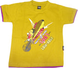 New Day Graphic Print Boy's Round Neck T-Shirt