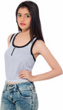 Feminine Casual Sleeveless Printed Women's Multicolor Top