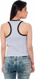 Feminine Casual Sleeveless Printed Women's Multicolor Top
