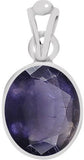 Clara Certified Iolite (Neeli) 6.5cts or 7.25ratti Sterling Silver Pendant