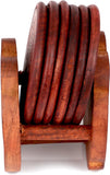 Craft Trade Oval Wood Coaster Set
