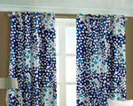 C.E Collection Polyester Multicolor Floral Eyelet Door Curtain