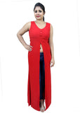 CrazeVilla Casual Sleeveless Solid Women's Top