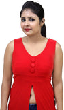 CrazeVilla Casual Sleeveless Solid Women's Top