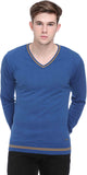 Club York Solid V-neck Casual Men's Sweater