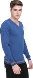 Club York Solid V-neck Casual Men's Sweater