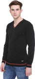 Club York Solid V-neck Casual Men's Sweater