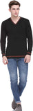 Club York Solid V-neck Casual Men's Sweater