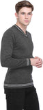 Club York Solid V-neck Casual Men's Sweater