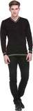 Club York Solid V-neck Casual Men's Sweater