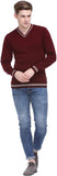 Club York Solid V-neck Casual Men's Sweater