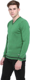 Club York Solid V-neck Casual Men's Sweater