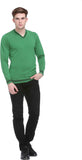 Club York Solid V-neck Casual Men's Sweater