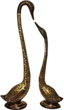 Mable Brass - Pair Of Duck- Hand Carved Showpiece  -  64 cm