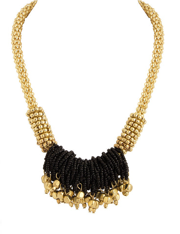 Voylla Rhodium Plated Metal, Alloy Necklace