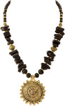 Voylla Yellow Gold Plated Alloy Necklace