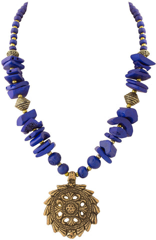 Voylla Yellow Gold Plated Alloy Necklace