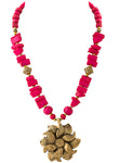 Voylla Yellow Gold Plated Alloy Necklace